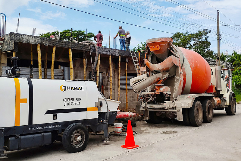 Bomba de hormigón diésel HAMAC DHBT50-10-82