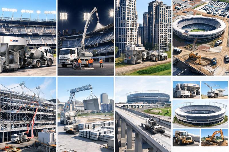 HAMAC: soluciones de hormigón y maquinaria de construcción al servicio del Mundial 2026 en Norteamé