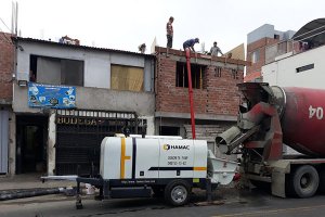 Bomba de concreto DHBT50 en Perú