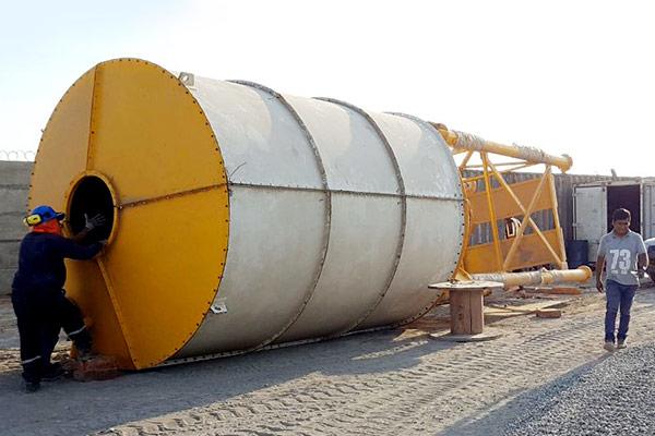 Silos de cemento de tipo atornillado en Rusia