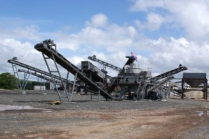 Planta móvil de trituradora de cono de 120-150t/h en Australia