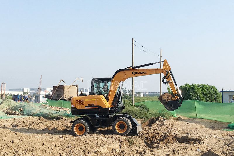 Precauciones para el cucharón de excavadora