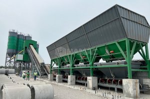 La planta de concreto Hamac HZS180 se instaló con éxito en Filipinas