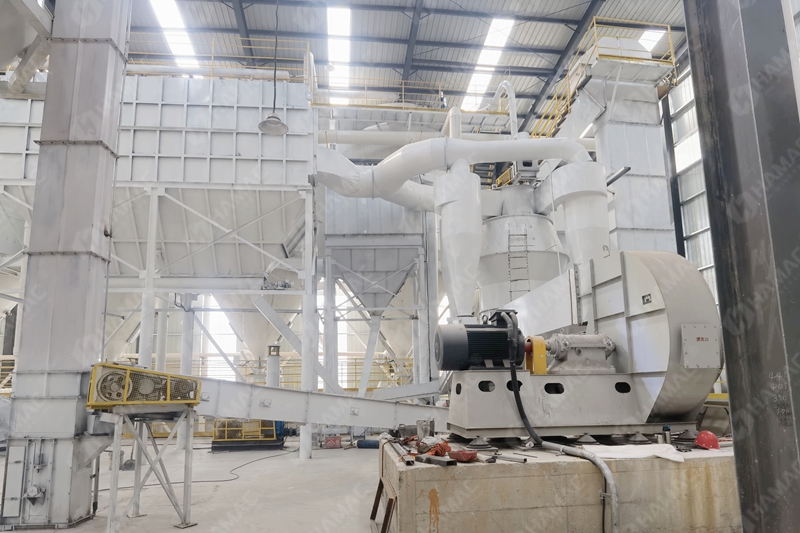 Exportación de equipos de molienda de calcita a Surinam