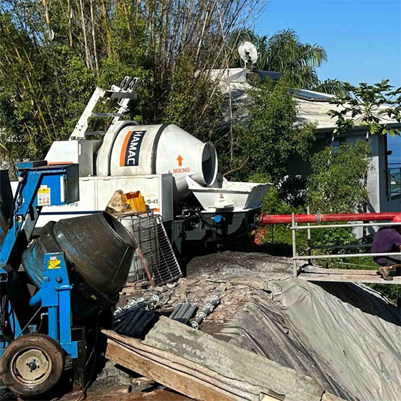 Bomba hormigonera DHBT15 para proyectos rurales pequeños
