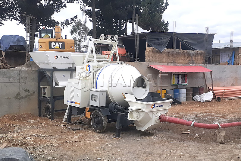 Bomba hormigonera DHBT15 para viviendas rurales