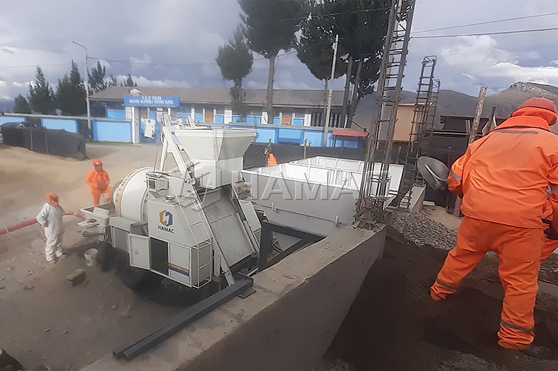 Bomba hormigonera DHBT15 para mantenimiento de pequeñas edificaciones