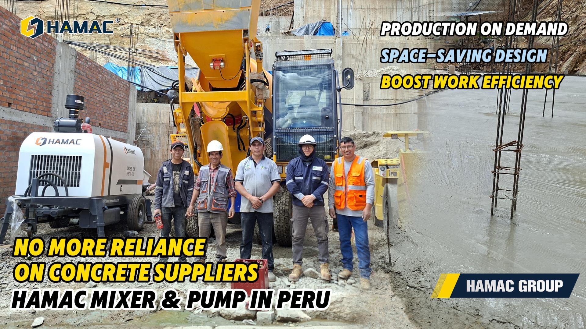 La maquinaria integrada para el hormigón transforma la construcción en Perú