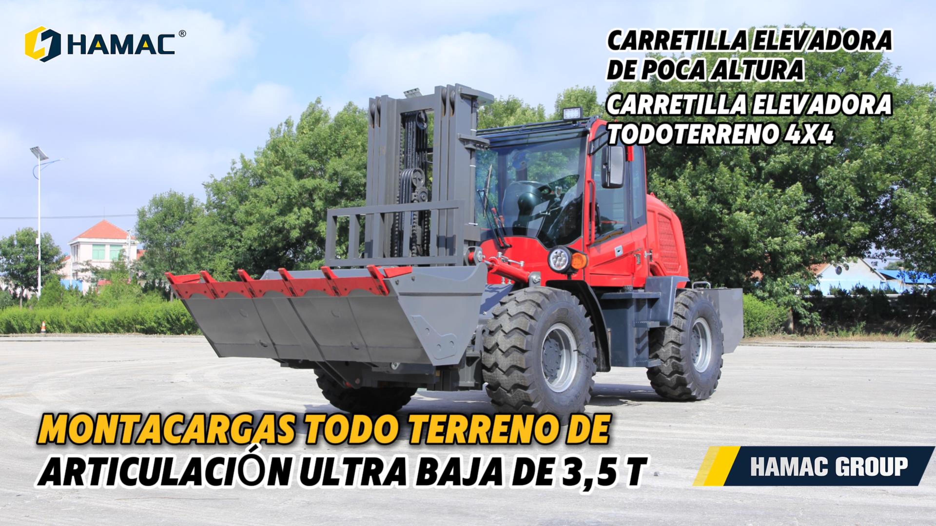 Desafiando los Límites de Altura: El Nuevo Montacargas Todoterreno de 3.5 Toneladas
